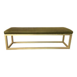 Kelly Bench, Amazon Green Cowhide